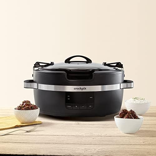 Crock-Pot Thermoshield 6 Quart Slow Cooker with Carry Handles GM25