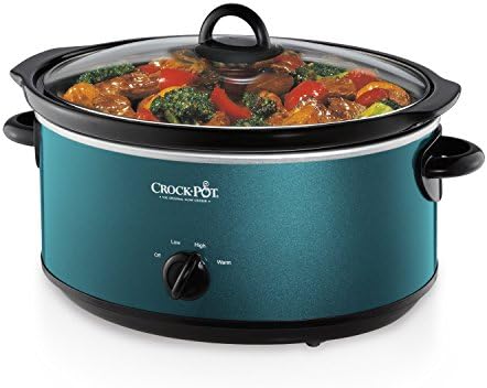 Crock-Pot 7 Quart Manual Slow Cooker – Turquoise XT9D