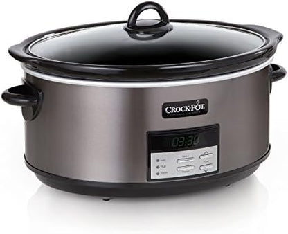 Crock-Pot 8 Quart Programmable Slow Cooker with Auto Warm PL1D