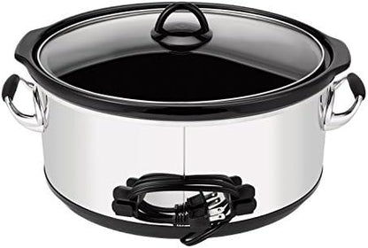Crock-Pot 7 Quart Programmable Slow Cooker – Polished Platinum 3PVK