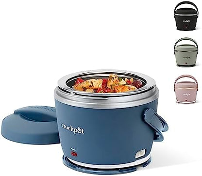 Crock-Pot Electric Lunch Box Food Warmer 20oz – Faded Blue 3XQV