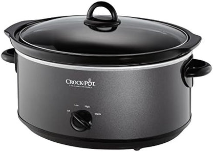 Crock-Pot 7 Quart Slow Cooker – Charcoal 1INR
