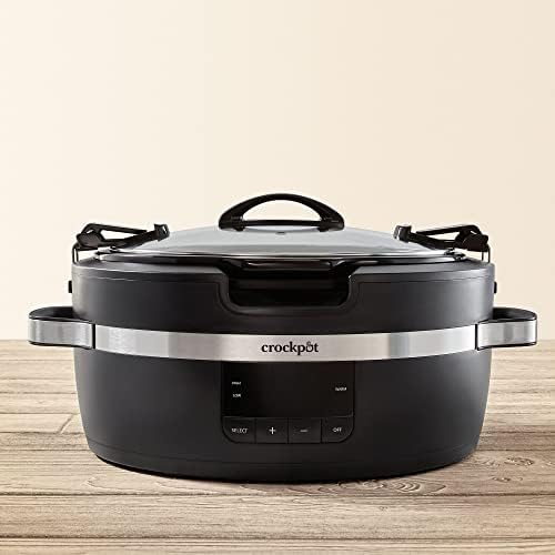 Crock-Pot Thermoshield 6 Quart Slow Cooker with Carry Handles GM25