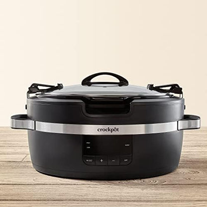Crock-Pot Thermoshield 6 Quart Slow Cooker with Carry Handles GM25
