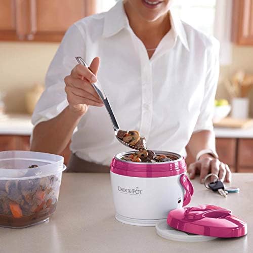 Crock-Pot Lunch Crock Portable Food Warmer 20oz – Pink 7ZY7