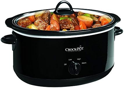 Crock-Pot 8 Quart Manual Slow Cooker – Black VGXC