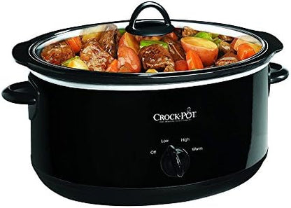 Crock-Pot 8 Quart Manual Slow Cooker – Black VGXC