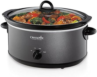 Crock-Pot 7 Quart Slow Cooker – Charcoal 1INR