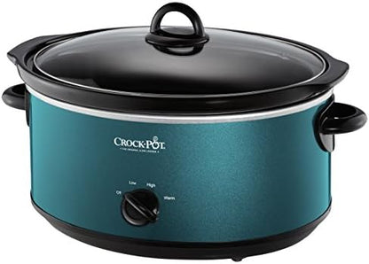 Crock-Pot 7 Quart Manual Slow Cooker – Turquoise XT9D