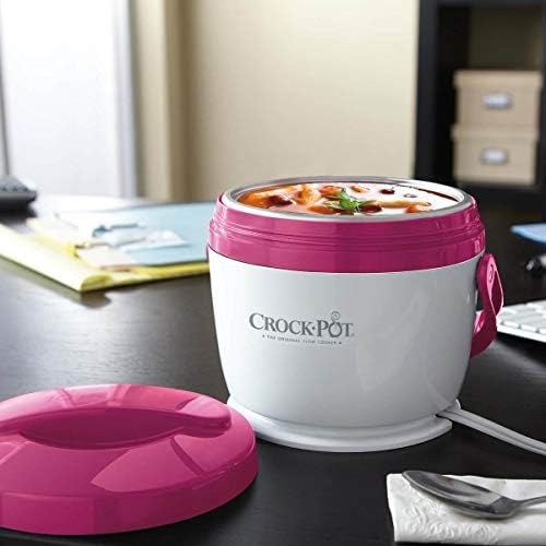 Crock-Pot Lunch Crock Portable Food Warmer 20oz – Pink 7ZY7