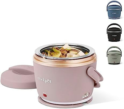 Crock-Pot Electric Lunch Box Food Warmer 20oz – Blush Pink M0IH