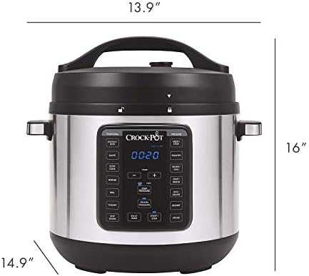 Crock-Pot 8 Quart Express Crock Multi-Use Pressure Cooker ZXG1