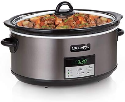 Crock-Pot 8 Quart Programmable Slow Cooker with Auto Warm PL1D