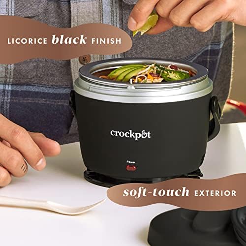 Crock-Pot Electric Lunch Box Food Warmer 20oz – Black 61TY