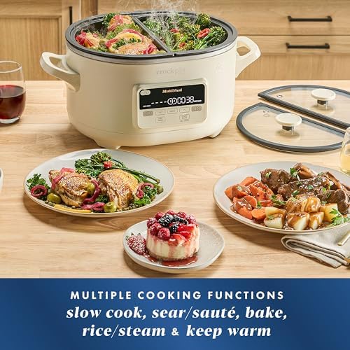 Crock-Pot MultiMeal Multicooker with Programmable Slow Cooker N8ND