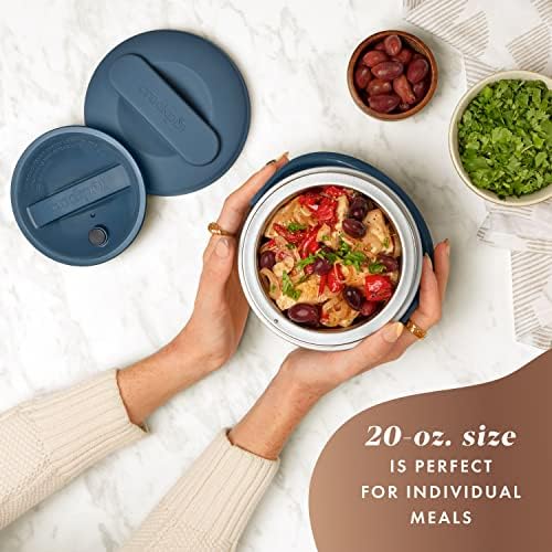 Crock-Pot Electric Lunch Box Food Warmer 20oz – Faded Blue 3XQV