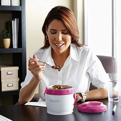 Crock-Pot Lunch Crock Portable Food Warmer 20oz – Pink 7ZY7