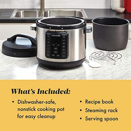 Crock-Pot 8 Quart Express Crock Multi-Use Pressure Cooker ZXG1