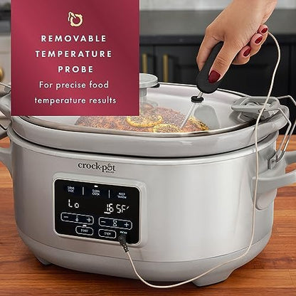 Crock-Pot 7 Quart Programmable Cook & Carry Slow Cooker 6MOI