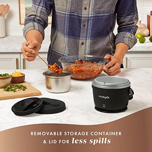 Crock-Pot Electric Lunch Box Food Warmer 20oz – Black 61TY