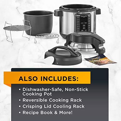 Crock-Pot Express Crisp 8 Quart 10-in-1 Pressure Cooker WZRS
