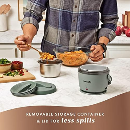 Crock-Pot Portable Electric Lunch Box Food Warmer – Green YKM4