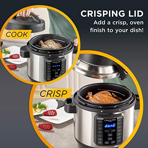 Crock-Pot Express Crisp 8 Quart 10-in-1 Pressure Cooker WZRS