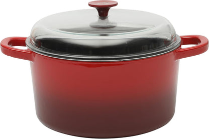 Crock-Pot 3 Quart Enameled Cast Iron Dutch Oven – Aqua SL5Q