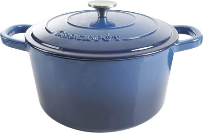Crock-Pot 3 Quart Enameled Cast Iron Dutch Oven – Aqua SL5Q