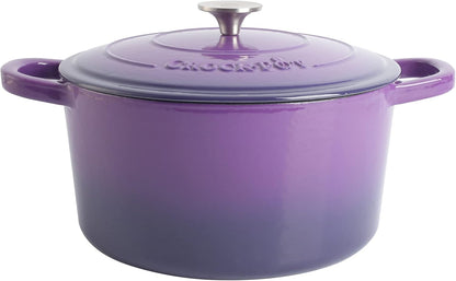 Crock-Pot 3 Quart Enameled Cast Iron Dutch Oven – Aqua SL5Q
