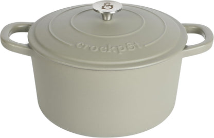 Crock-Pot 3 Quart Enameled Cast Iron Dutch Oven – Aqua SL5Q