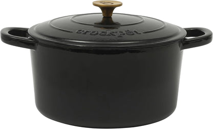 Crock-Pot 3 Quart Enameled Cast Iron Dutch Oven – Aqua SL5Q