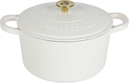 Crock-Pot 3 Quart Enameled Cast Iron Dutch Oven – Aqua SL5Q