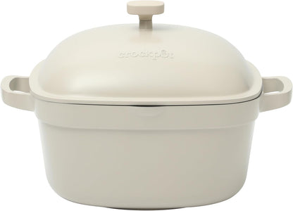 Crock-Pot 3 Quart Enameled Cast Iron Dutch Oven – Aqua SL5Q