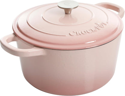Crock-Pot 3 Quart Enameled Cast Iron Dutch Oven – Aqua SL5Q