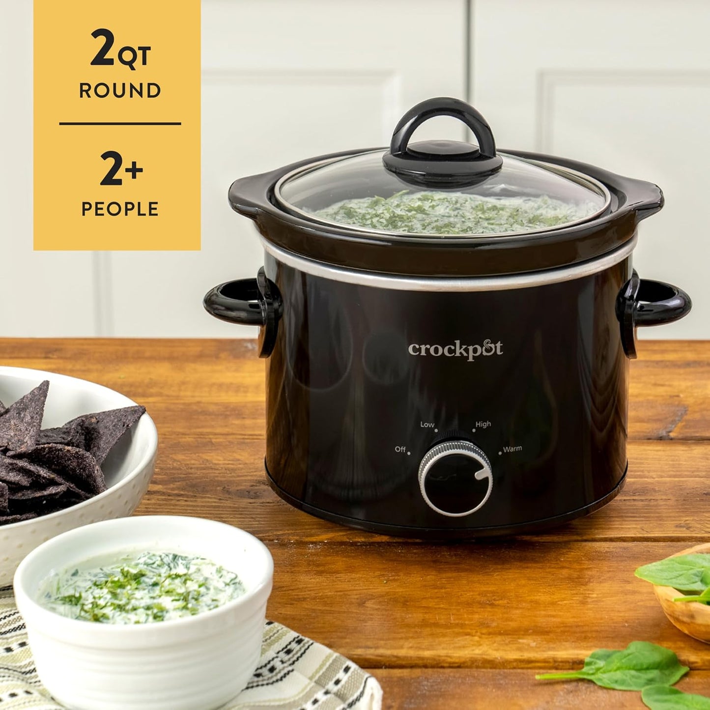 Crock-Pot 2 Quart Mini Slow Cooker – Classic Compact Cooker AQOA