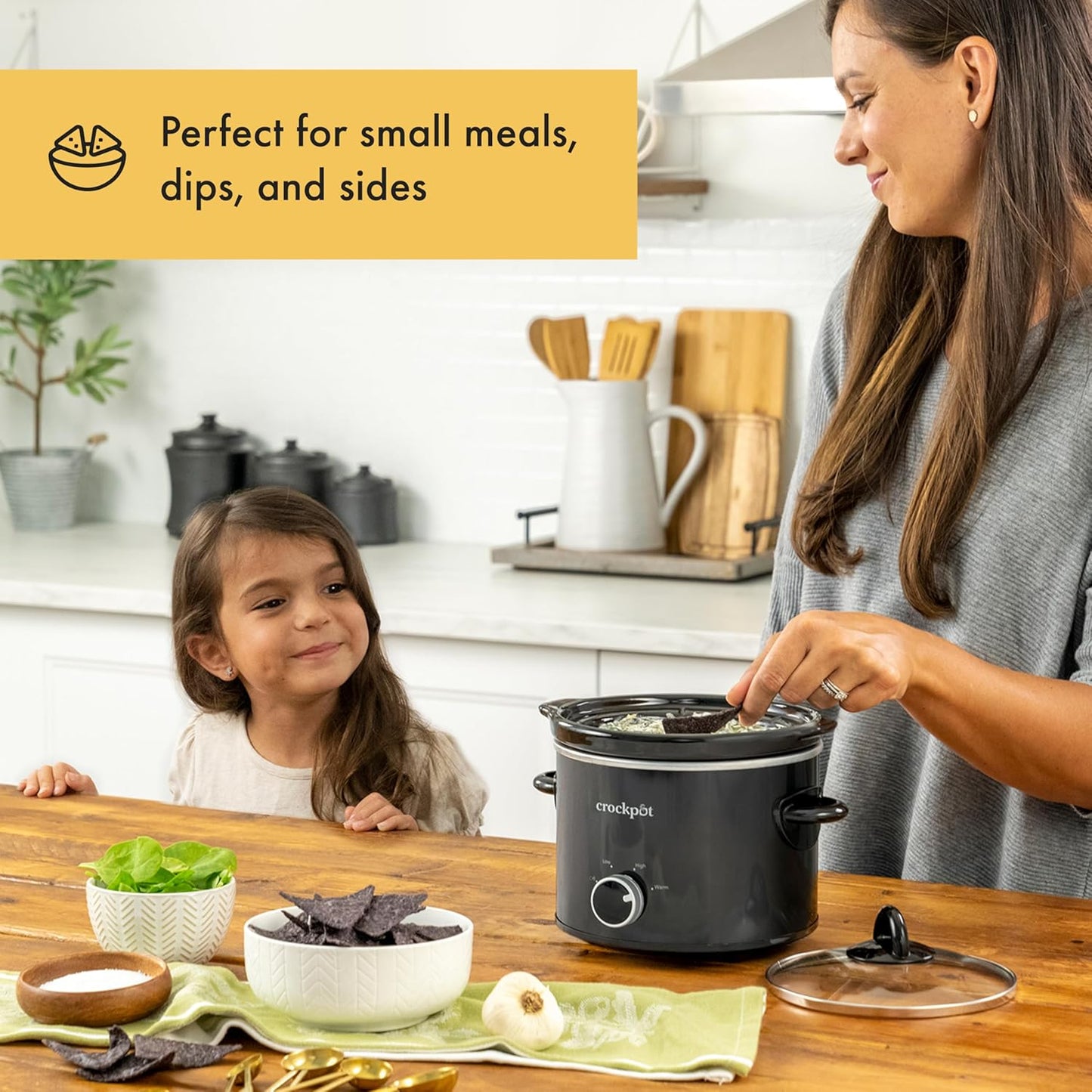 Crock-Pot 2 Quart Mini Slow Cooker – Classic Compact Cooker AQOA