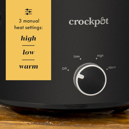Crock-Pot 2 Quart Mini Slow Cooker – Classic Compact Cooker AQOA