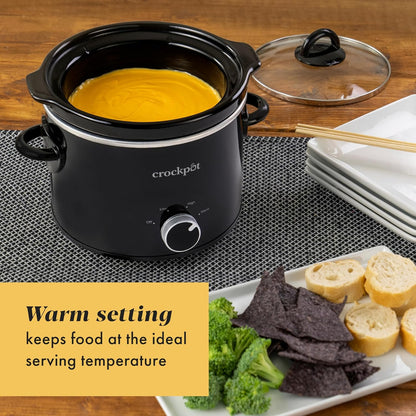 Crock-Pot 2 Quart Mini Slow Cooker – Classic Compact Cooker AQOA